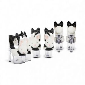PLAYBOY Dolls Kill Collab Black and White Bunny Platform Heels NWOB size 7